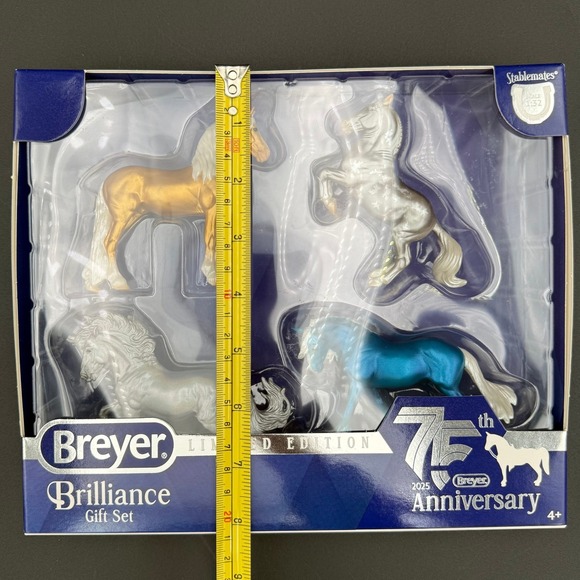 Breyer Stablemates Brilliance Gift Set 75th Anniversary Limited Edition 4 Horse - Picture 11 of 13